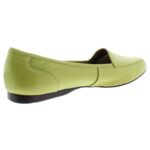 Array Womens Freedom Green Leather Loafers Shoes 12 Narrow (AA,N) BHFO 3436