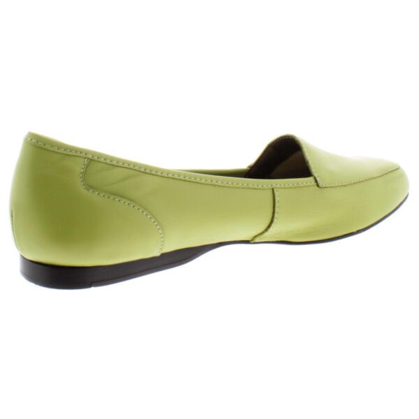 Array Womens Freedom Green Leather Loafers Shoes 7.5 Wide (C,D,W) BHFO 1557