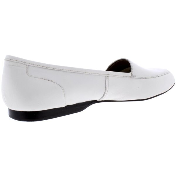 Array Womens Freedom White Leather Loafers Shoes 11 Medium (B,M) BHFO 9860