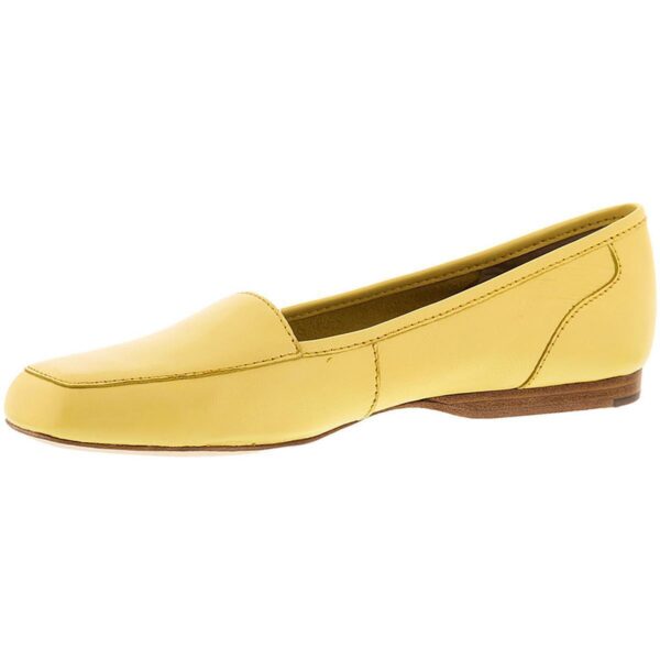 Array Womens Freedom Yellow Leather Loafers Shoes 10.5 Narrow (AA,N) BHFO 6457