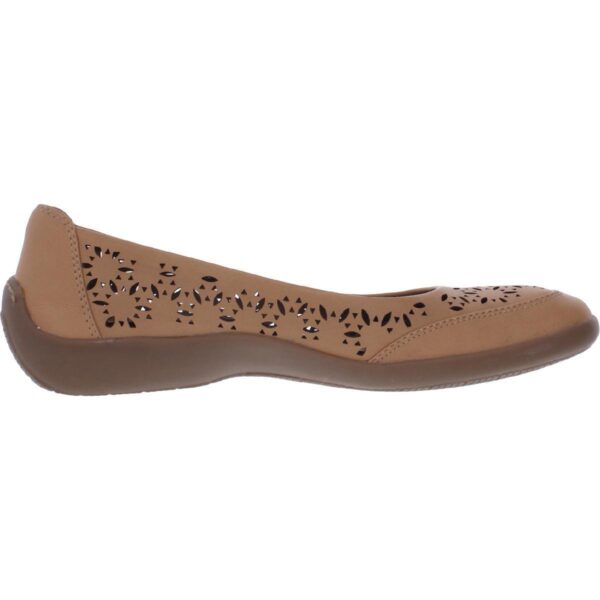 Array Womens Jordan Tan Laser Cut Ballet Flats Shoes 6.5 Wide (C,D,W) BHFO 8758