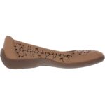 Array Womens Jordan Tan Laser Cut Ballet Flats Shoes 9 Narrow (AA,N) BHFO 8494