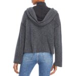 Bella Dahl Womens Gray Fleece Comfy Sweatshirt Hoodie Loungewear L BHFO 7359