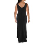 Betsy & Adam Womens Ruched Side Slit Evening Evening Dress Gown BHFO 6530