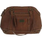 B.O.C. Born Concepts Womens High Bridge Brown Satchel Handbag Medium BHFO 7538