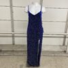 CITY STUDIOS Trendy Embellished Velvet Gown Women's Size 20W Blue