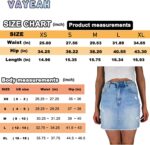 Denim Skirt Women Trendy High Waisted Summer Jean Skirts