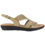 Easy Street Womens Bolt Beige Sport Sandals Shoes 8.5 Medium (B,M) BHFO 6827