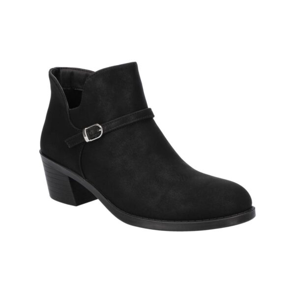 Easy Street Womens Ellery Black Ankle Boots Shoes 7.5 Medium (B,M) BHFO 8454