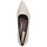 Franco Sarto Womens Racer Gray Leather Pumps Shoes 9 Wide (C,D,W) BHFO 3912