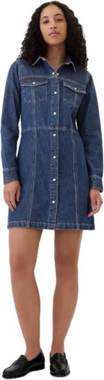 GAP Women's Denim Western Mini Dress