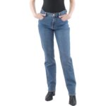 Gloria Vanderbilt Womens Amanda Classic Rise Tapered Leg Jeans Petites BHFO 7222