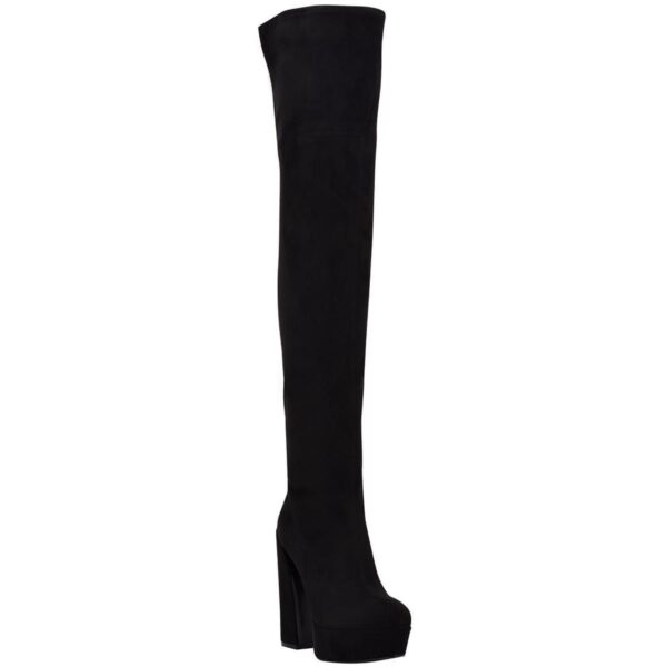 Guess Womens Cristy Black Tall Thigh-High Boots Shoes 5 Medium (B,M) BHFO 8519