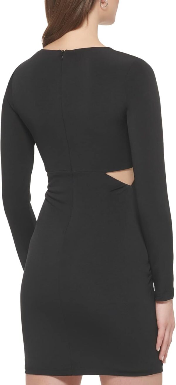 GUESS Women's Long Sleeve Ity Cut Out Sheath Dress