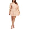 Guess Womens Orange Cotton Mini Off The Shoulder Shift Dress XS BHFO 4599