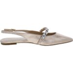 Jewel Badgley Mischka Womens Bambi Coated Pointed Toe Flats Shoes BHFO 4288