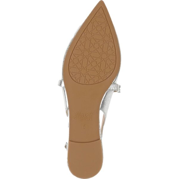 Jewel Badgley Mischka Womens Bambi Coated Pointed Toe Flats Shoes BHFO 4288