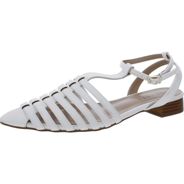 Journee Collection Womens Alivia Faux Leather Slingback Sandals Shoes BHFO 7209