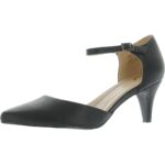 Journee Collection Womens Bettie Faux Leather Mary Janes Shoes BHFO 6673