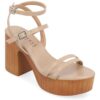 Journee Collection Womens EMERYNN Strappy Open Toe Block Heels Shoes BHFO 1481