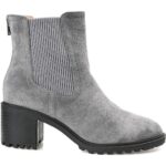 Journee Collection Womens Jentry Gray Ankle Boots 10 Medium (B,M) BHFO 7155