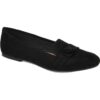 Journee Collection Womens Marci Black Loafers Flats 11 Medium (B,M) BHFO 0198