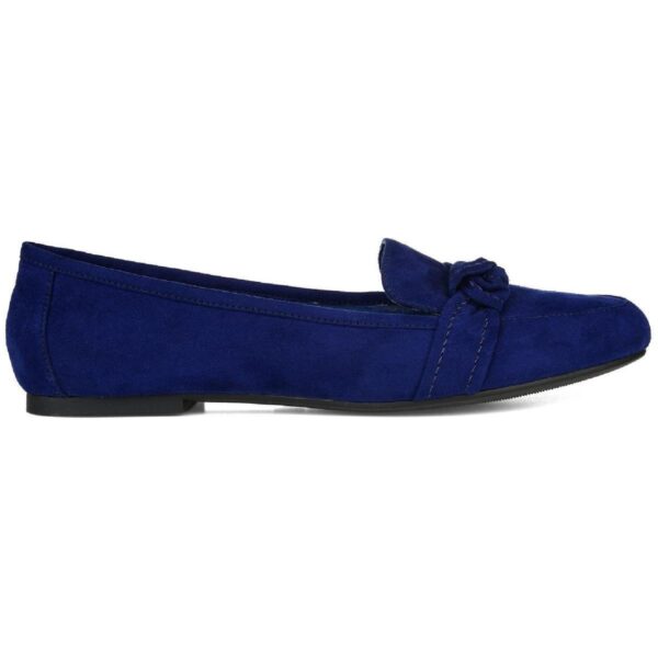 Journee Collection Womens Marci Faux Suede Padded Insole Loafers Flats BHFO 4394