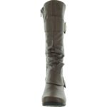 Journee Collection Womens PARIS Faux Leather Knee-High Boots Boots BHFO 5448