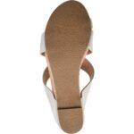 Journee Collection Womens Rayna Faux Leather Wedge Sandals Shoes BHFO 9227