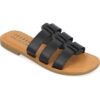 Journee Collection Womens Serrie Faux Leather Slide Sandals Shoes BHFO 0801