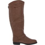 Journee Collection Womens Spokane Brown Knee-High Boots 9 Medium (B,M) BHFO 1341