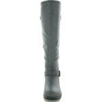 Journee Collection Womens Spokane Faux Leather Knee-High Boots Shoes BHFO 8909