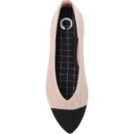 Journee Collection Womens VEATA Padded Insole Pointed Toe Flats Shoes BHFO 3275