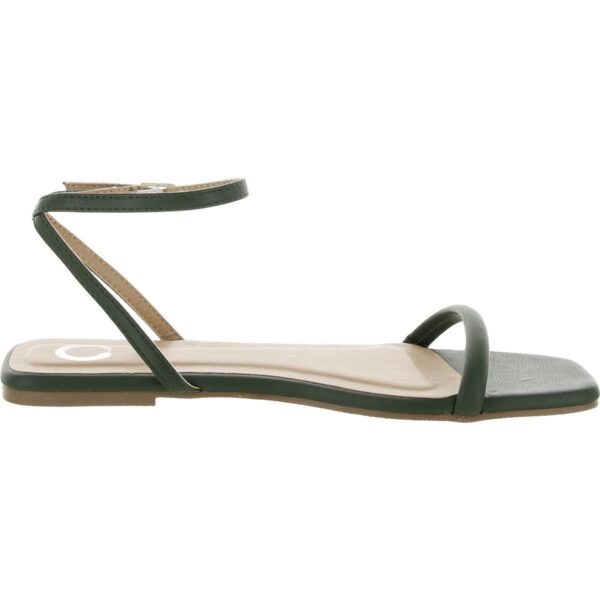 Journee Collection Womens Veena Flat Casual Ankle Strap Shoes BHFO 8403