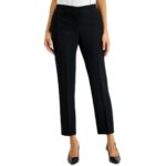 Kasper Womens Black Trouser Work Wear Ankle Dress Pants 18 BHFO 0565