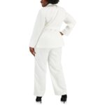 Le Suit Womens Ivory 2PC Pant Suit Plus 22W BHFO 7353