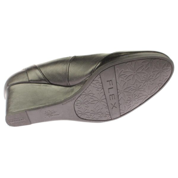 LifeStride Womens Dreams Faux Leather Slip On Round Toe Heels Wedges BHFO 1708