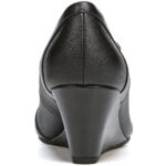 LifeStride Womens Dreams Faux Leather Slip On Round Toe Heels Wedges BHFO 1708