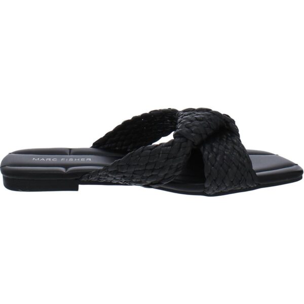 Marc Fisher Womens Lasket Woven Slip-On Flats Slide Sandals Shoes BHFO 1763