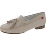 Marc Joseph Womens Wall St Beige Fashion Loafers Shoes 5 Medium (B,M) BHFO 8161