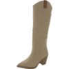 Mia Womens Archer SC Brubna Beige Knee-High Boots 8.5 Medium (B,M) BHFO 9498