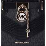 Michael Kors 35R4GHMS1L Hamilton Small Satchel Signature MK