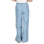 MICHAEL Michael Kors Womens Blue Tencel Wide Leg Pants Petites PM BHFO 9212