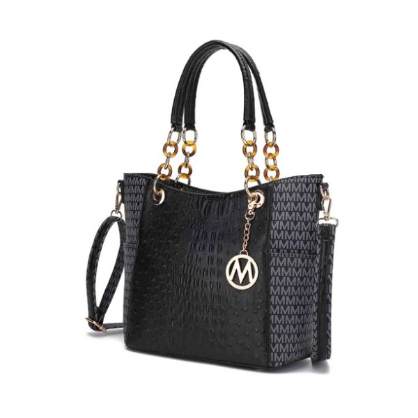 MKF Collection Miriam Women's Tote Bag Signature Vegan Leather Handbag Purse by Mia K.