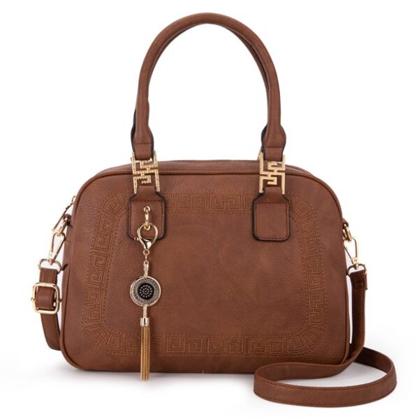 Montana West Small Top Handle Purse for Women Crossbody Satchel Handbag Barrel Bag