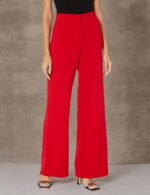 Nanette Nanette Lepore Women's Wide Leg Full Length Crepe Fashion Pant