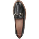 Naturalizer Womens Adiline Bit Leather Lugged Sole Loafers Shoes BHFO 7488