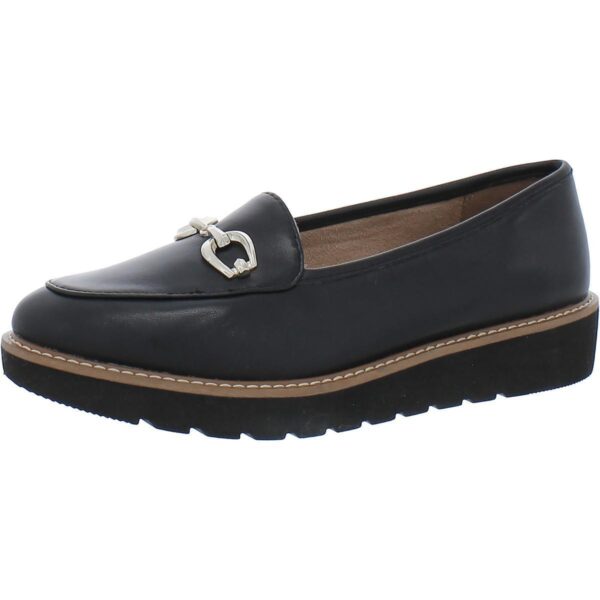 Naturalizer Womens Adiline Bit Leather Lugged Sole Loafers Shoes BHFO 7488