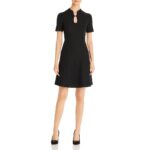 Nic + Zoe Womens Leading Lady Black A-Line Fit & Flare Dress 18 BHFO 2050