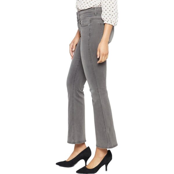 NYDJ Womens Ava Gray High-Rise Slimming Denim Flare Jeans 0 BHFO 1171